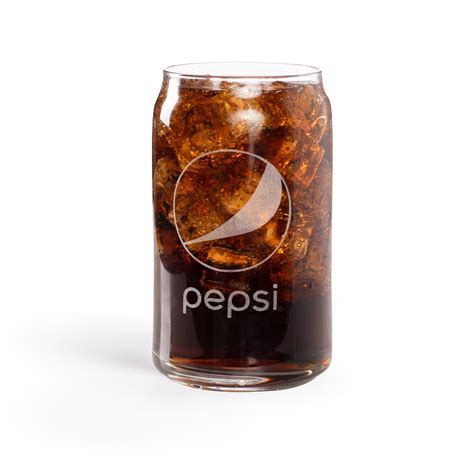 Pepsi Globe Can Glass