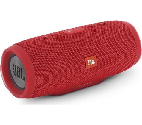 JBL Charge 3 Portable Bluetooth Wireless Speaker - Red Deals | PC World