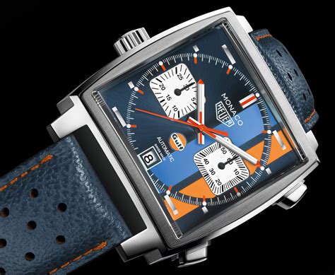 TAG Heuer Monaco Gulf Special Edition Watch | aBlogtoWatch