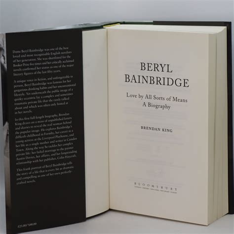 Beryl Bainbridge. A Biography. - Frost Books and Artifacts Limited