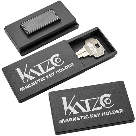 Katzco Magnetic Key Holder - 3 Pack - 1.25 x 2.75 Inches - Rugged Black Plastic | eBay