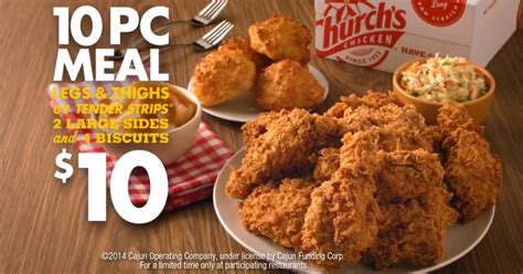 News: Church's Chicken - 10 Piece Meal for $10 | Brand Eating