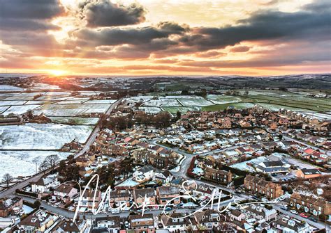 Sunset over Wilsden Village Aerial PhotoPhotographic Print | Etsy