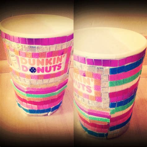 Dunkin donuts cup+sparkle