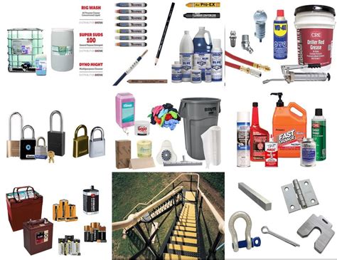 Rig wash, Marking Products, Lubrications and Penetration, Padlocks ...