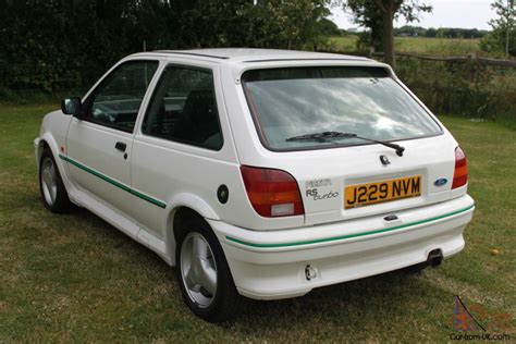 Ford Fiesta RS Turbo 1991 only 18000 genuine miles, one owner.