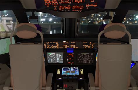 Jet airliner /cockpit