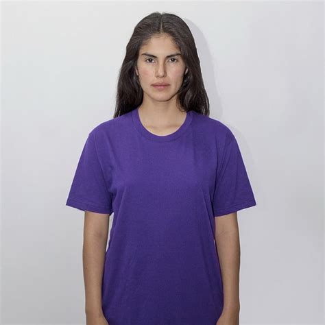 Los Angeles Apparel - Los Angeles Apparel 20001 100% Cotton Tee, Purple, 2XL - Walmart.com ...