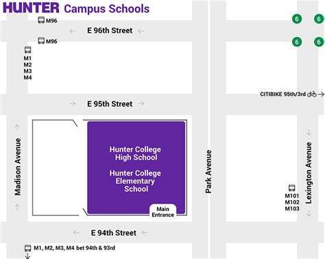 Campus Schools Map | Hunter College