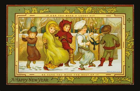 Old Fashioned Victorian Christmas Cards | Christmas Carol