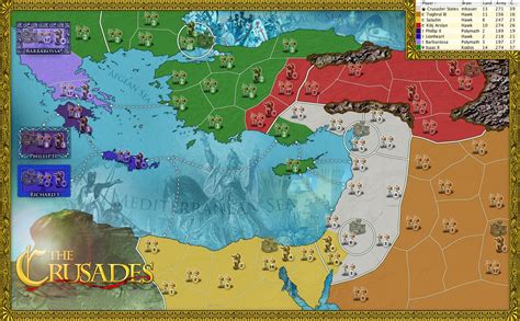 The Crusades Map