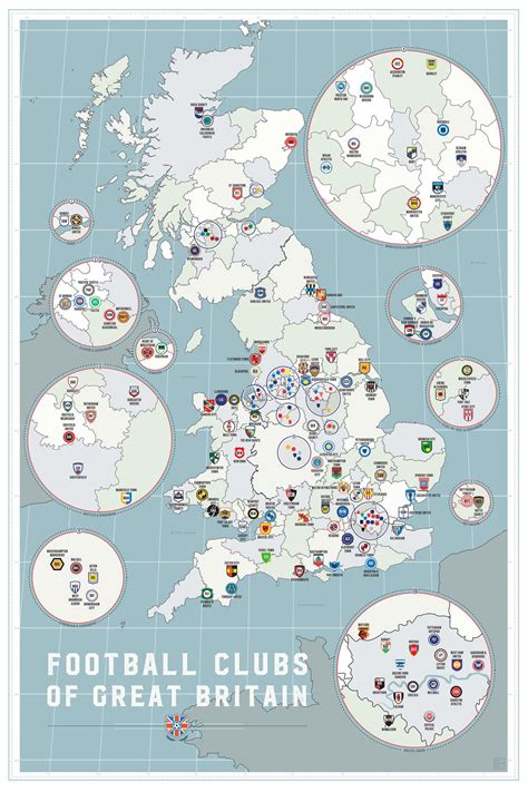 Football Clubs of Great Britain – Pop Chart