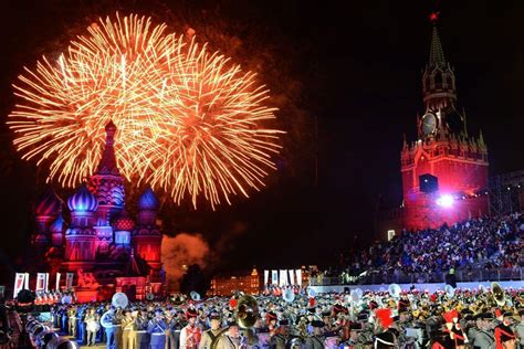 International military and music festival "Spasskaya Tower" in Moscow ...