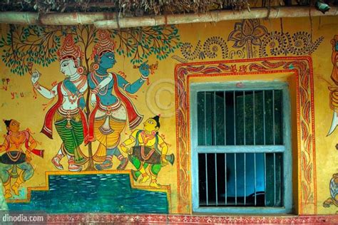 Indian wall mural painting | Painting, Madhubani painting, Art