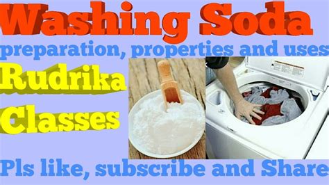 Washing soda with preparation, properties and uses. - YouTube