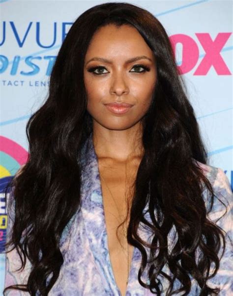 Kat Graham Long Wavy Black Hairstyle - Party, Awards - Careforhair.co.uk