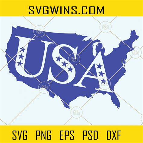 USA Map outline svg, USA Country map vector svg, United states Map Svg file, States svg