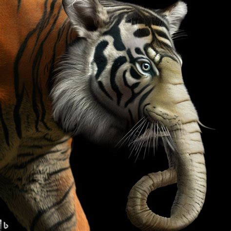 African Elephant/Tiger Hybrid by SaulAlbertez on DeviantArt