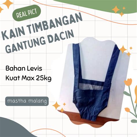 Jual *Mastha Malang* Promo Murah Kain Timbangan Badan Gantung Anak/Kain ...