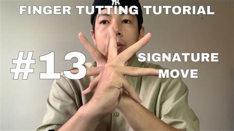 FINGER TUTTING TUTORIAL | FINGER DANCE | LESSON 13: SIGNATURE MOVE ?? | MK TUTTING - YouTube