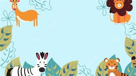 Nature Graphic Match Cartoon Decorative Pattern Animal White Powerpoint Background For Free ...