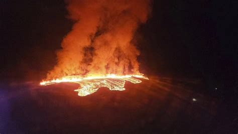 Volcano erupts in Iceland, sending lava flowing: photos, video | KTLA