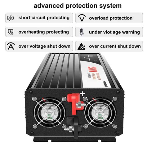 Pure Sine Wave Power Inverter 2500W DC 12V to AC120V off grid 714973940637 | eBay