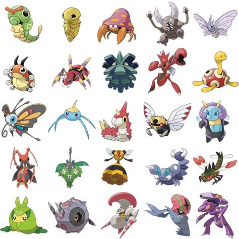 bug pokemon - Google Search | Pokemon, Type pokemon, Fire type pokémon