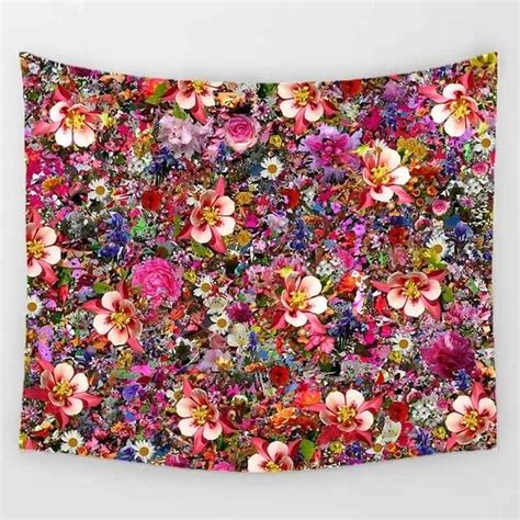 Floral Tapestry - Wall Hanging Home Decor Tapestries | Tapestry wall ...