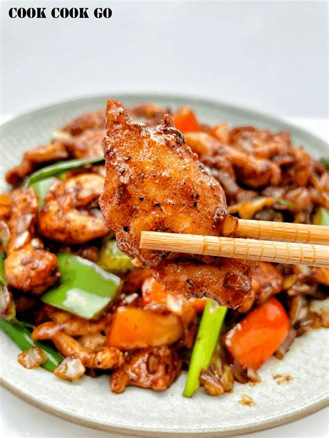 The Best Chinese Pepper Chicken - COOK COOK GO