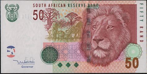 My Currency Collection: South African Currency 50 Rand banknote 2005 Transvaal Lion