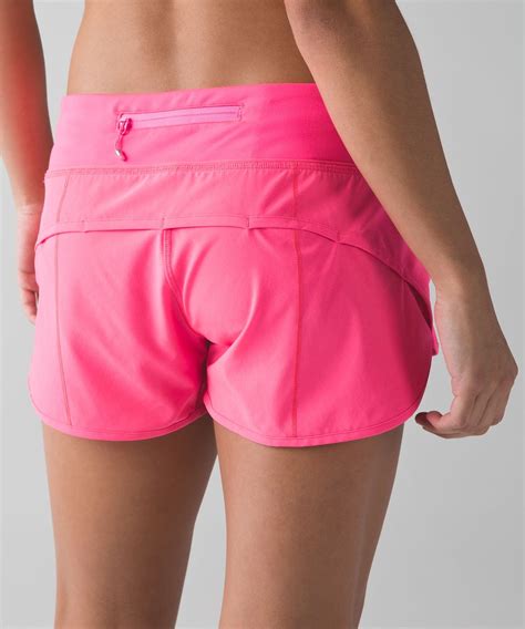 Lululemon Speed Short - Neon Pink - lulu fanatics