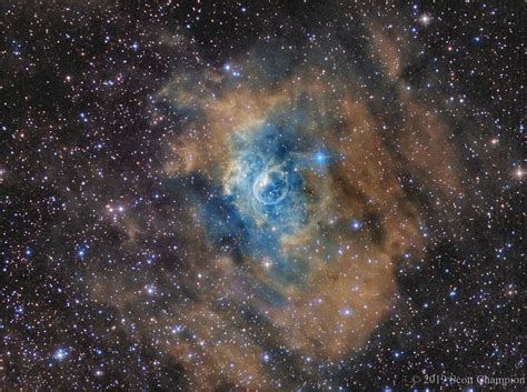 NGC 7635, The Bubble Nebula in SHO With RGB Stars - Experienced Deep ...