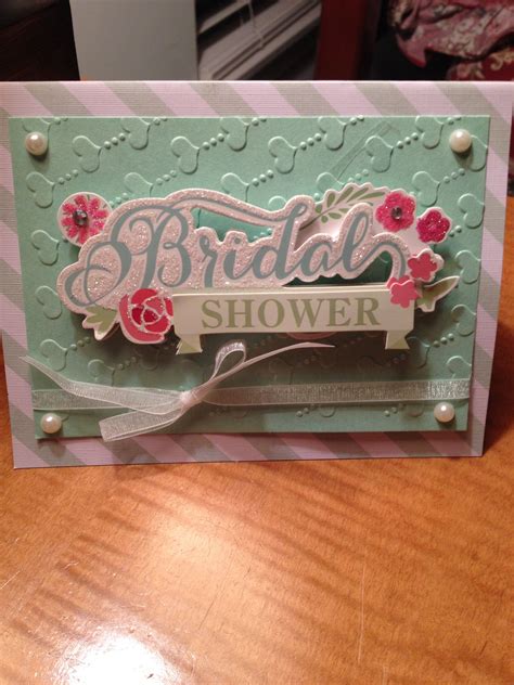 Pin by Stampin With MB on MB's Cards | Bridal shower cards, Greeting cards handmade, Bridal shower