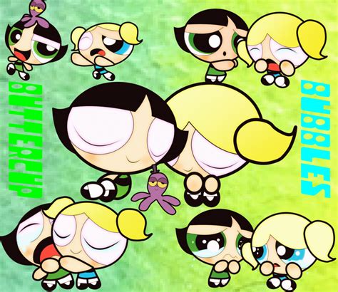 bubbles and buttercup by j5ajj | Powerpuff girls, Book origami, Cartoon ...