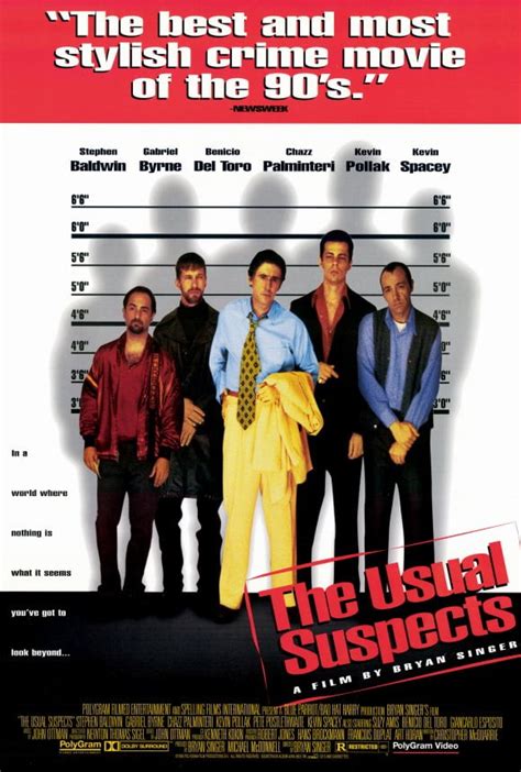 The Usual Suspects (1995) 27x40 Movie Poster - Walmart.com