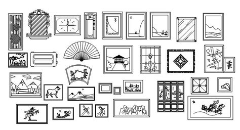 Painting CAD blocks design in AutoCAD 2D drawing, CAD file, dwg file ...