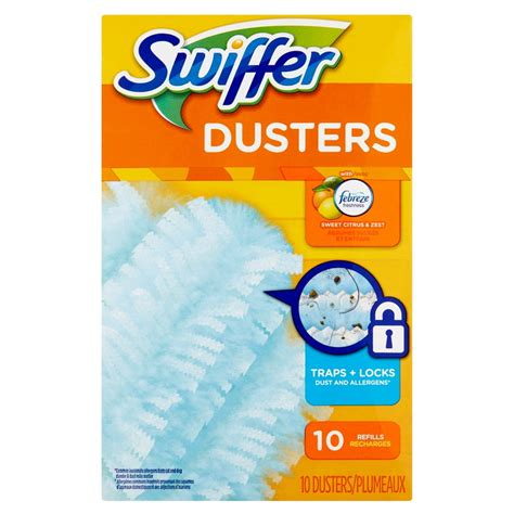 Swiffer 180 Dusters Multi Surface Refills, Citrus & Zest scent, 10 Count - Walmart.com - Walmart.com