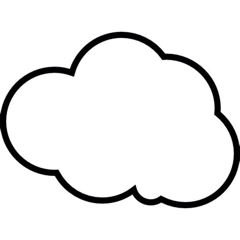 Cloud Outline Vector at GetDrawings | Free download