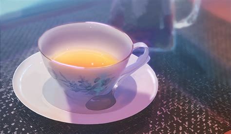 Download Teacup Anime Food HD Wallpaper