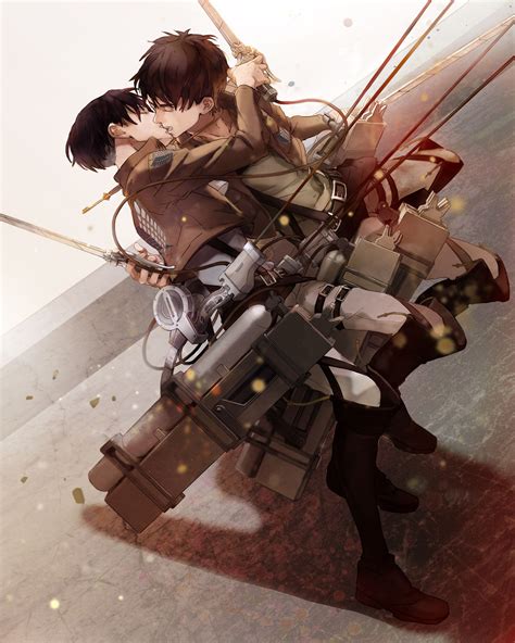 11 Fanart Eren And Levi Ship - Anime WP List