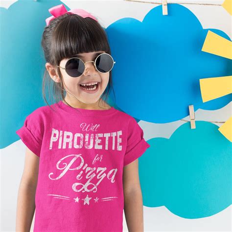 Funny Dance Competition Shirt Dance Recital Gift Will Pirouette for Pizza - Etsy