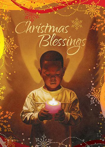 Christmas Blessings: African American Christmas Card (Box Set of 15) | The Black Art Depot