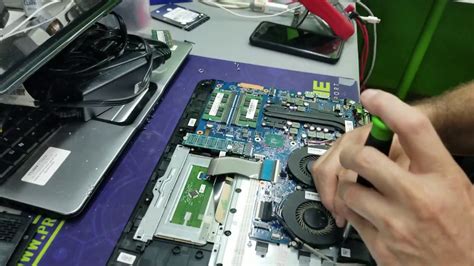 HP Laptop motherboard repair - YouTube