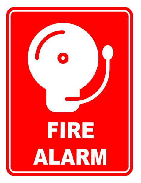 Fire Alarm Fire Safety Sign - Safety Signs Warehouse