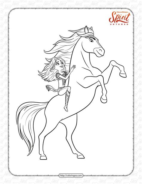 spirit untamed coloring pages - Danyelle Boucher