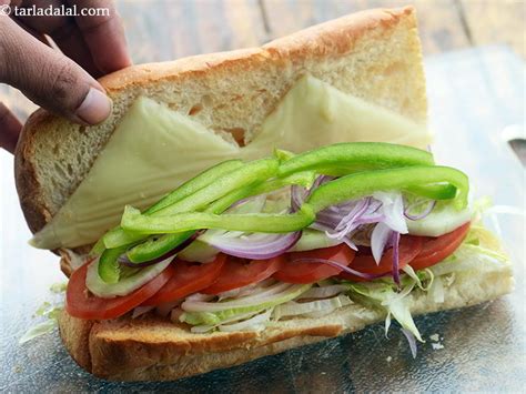 Subway Sandwich Recipe By Tarla Dalal | Dandk Organizer