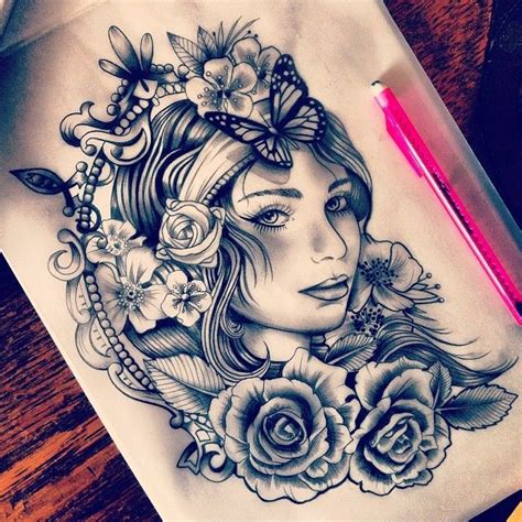 Gypsy Woman Drawing at GetDrawings | Free download