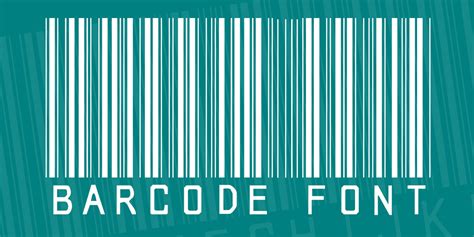 barcode font Font · 1001 Fonts