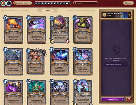 official-deck-builder - Hearthstone Top Decks